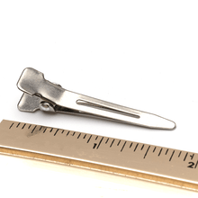 Load image into Gallery viewer, Annie Premium Single Prong Metal Hair Clips, 80 Count, Silver