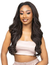 Load image into Gallery viewer, Remy Illusion Easy N Swift Yuma Half Wig - Deep Wide Combs - Forehead Cap (FS1B/BURG)