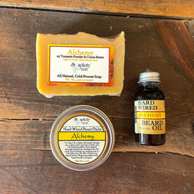 Load image into Gallery viewer, Bearded Trio Gift Set with Hard Wired Beard Oil, Balm, & Body Soap Bar