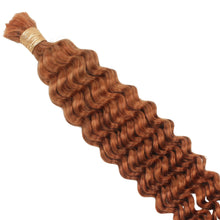 Load image into Gallery viewer, 100% Human Bulk Braiding Hair - Deep Wave, Color 350