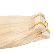 Load image into Gallery viewer, 100% Human Hair Tape In Extensions - Raw Blonde Straight