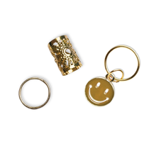 Load image into Gallery viewer, Annie Braid Charm Set, Smiley Face - 1 pk