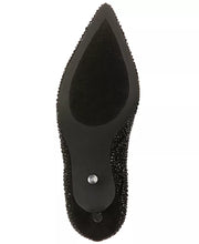 Load image into Gallery viewer, Women'S Heathere Slip-On Pointed-Toe Mid-Heel Pumps