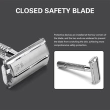 Load image into Gallery viewer, Double Edge Safety Razor for Unisex Safety Razor with a Delicate Box Holder with Blade Professional Barber Styling Accessories