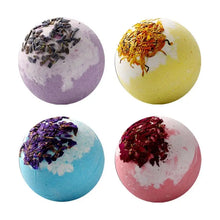 Load image into Gallery viewer, 1Pc Aromatic Bubble Bath Ball Essential Oil Petal Deep Sea Body Bath Salt Ball Natural Low Foam Bubble Bath Bombs Ball