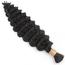 Load image into Gallery viewer, 100% Human Bulk Braiding Hair - Deep Wave