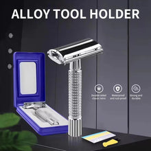 Load image into Gallery viewer, Double Edge Safety Razor for Unisex Safety Razor with a Delicate Box Holder with Blade Professional Barber Styling Accessories