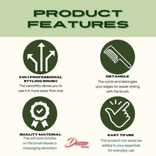 Load image into Gallery viewer, Dosso 3Way Edge Brush