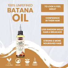 Load image into Gallery viewer, Botanic 100% Unrefined Batana Growth Oil