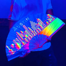 Load image into Gallery viewer, Austin Rainbow Hand Fan