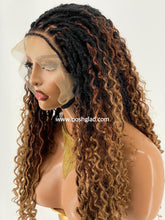 Load image into Gallery viewer, Glueless Distressed Faux Locs Wig