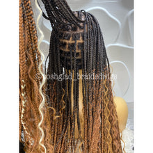 Load image into Gallery viewer, Glueless Goddess Knotless Braid Wig - Karisma