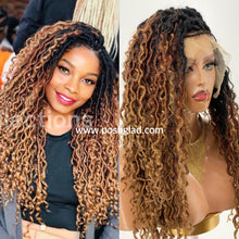 Load image into Gallery viewer, Glueless Distressed Faux Locs Wig