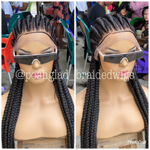 Load image into Gallery viewer, Glueless Feed-In Braid Cornrow Wig - Altou
