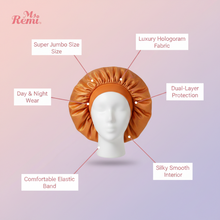 Load image into Gallery viewer, Ms. Remi Luminous Bonnet Super Jumbo, 1 Count, Orange