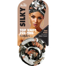 Load image into Gallery viewer, Ms. Remi Silky Top Knot Pre-Tied Turban, 1 Count, Assorted Patterns 2