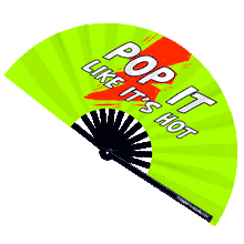 Load image into Gallery viewer, Poppers Hand Fan