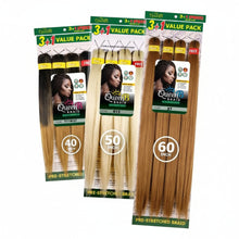 Load image into Gallery viewer, Queen B Pre-Stretched Braiding Hair Value Pack
