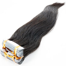 Load image into Gallery viewer, 100% Human Hair Tape In Extensions - Raw Straight