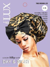 Load image into Gallery viewer, LUX by QFitt Luxury Silky Satin Day & Night Bonnet, 1 pc