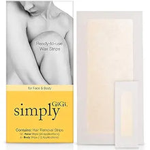 Load image into Gallery viewer, Simply GiGi Ready To Use Wax Strips, 1 pk