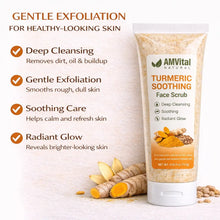 Load image into Gallery viewer, AMVital Turmeric Soothing Face Scrub