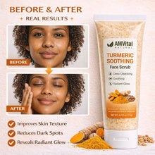 Load image into Gallery viewer, AMVital Turmeric Soothing Face Scrub