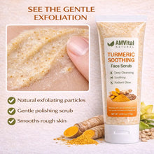 Load image into Gallery viewer, AMVital Turmeric Soothing Face Scrub