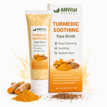 Load image into Gallery viewer, AMVital Turmeric Soothing Face Scrub