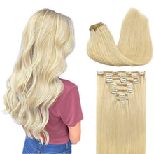 Load image into Gallery viewer, VIP Clip Extensions / Silky Straight 18" (140 g) - ClipeX System