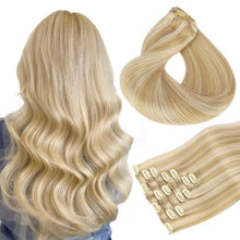 Load image into Gallery viewer, VIP Clip Extensions / Silky Straight 24" (170 g) - ClipeX System