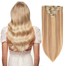 Load image into Gallery viewer, VIP Clip Extensions / Silky Straight 24" (170 g) - ClipeX System