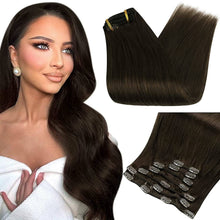 Load image into Gallery viewer, VIP Clip Extensions / Silky Straight 24" (170 g) - ClipeX System