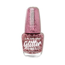 Load image into Gallery viewer, L.A. Colors Glitter Vibes Nail Polish, 1pc