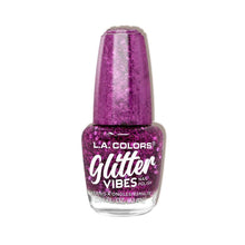 Load image into Gallery viewer, L.A. Colors Glitter Vibes Nail Polish, 1pc