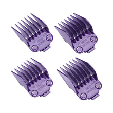 Load image into Gallery viewer, Andis 01415 Master Dual Magnet Large Comb Set - 4 Sizes, Purple
