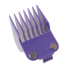 Load image into Gallery viewer, Andis 01415 Master Dual Magnet Large Comb Set - 4 Sizes, Purple
