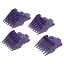 Load image into Gallery viewer, Andis 01415 Master Dual Magnet Large Comb Set - 4 Sizes, Purple
