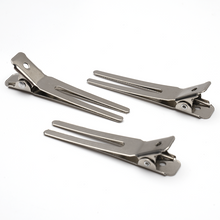 Load image into Gallery viewer, Annie Premium Double Prong Metal Hair Clips, 80 Count, Silver
