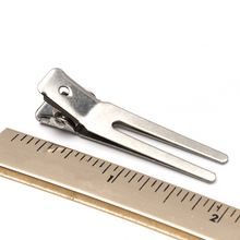 Load image into Gallery viewer, Annie Premium Double Prong Metal Hair Clips, 80 Count, Silver
