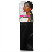 Load image into Gallery viewer, Ms. Remi Sapphire Silky Wrap Scarf 60 Inch, 1 Count, Black
