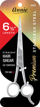 Load image into Gallery viewer, Annie Ice Tempered Stainless Steel Hair Shears 6.5 Inch, 1 Count, Silver
