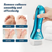 Load image into Gallery viewer, Callus Remover for Feet, Electric Foot File Rechargeable Foot Scrubber Pedicure Tools for Feet Electronic Callus Shaver Waterproof Pedicure Kit for Cracked Heels and Dead Skin with 5 Roller Heads
