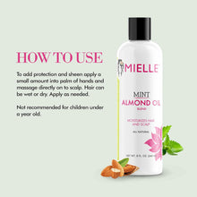Load image into Gallery viewer, Mint Almond Oil for Healthy Hair and Scalp, 8 Ounces

