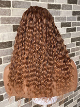 Load image into Gallery viewer, Glueless Human Hair Wet And Wavy Knotless Braid Wig
