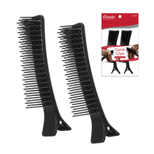 Load image into Gallery viewer, Annie Sectioning Comb Grip Clip, 2ct, Black
