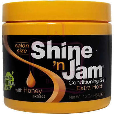 Ampro Shine N Jam Conditioning Gel Extra Hold with Honey - Salon Size