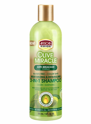 African Pride Olive Miracle 2 IN 1 shampoo