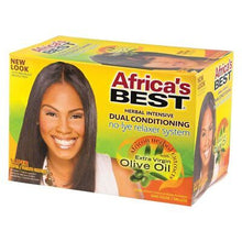 Load image into Gallery viewer, Africa&#39;s Best No Lye Dual Conditioning Relaxer System  Super
