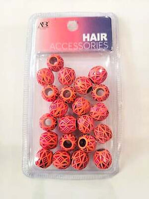 Ana Beauty Wood Hair Beads